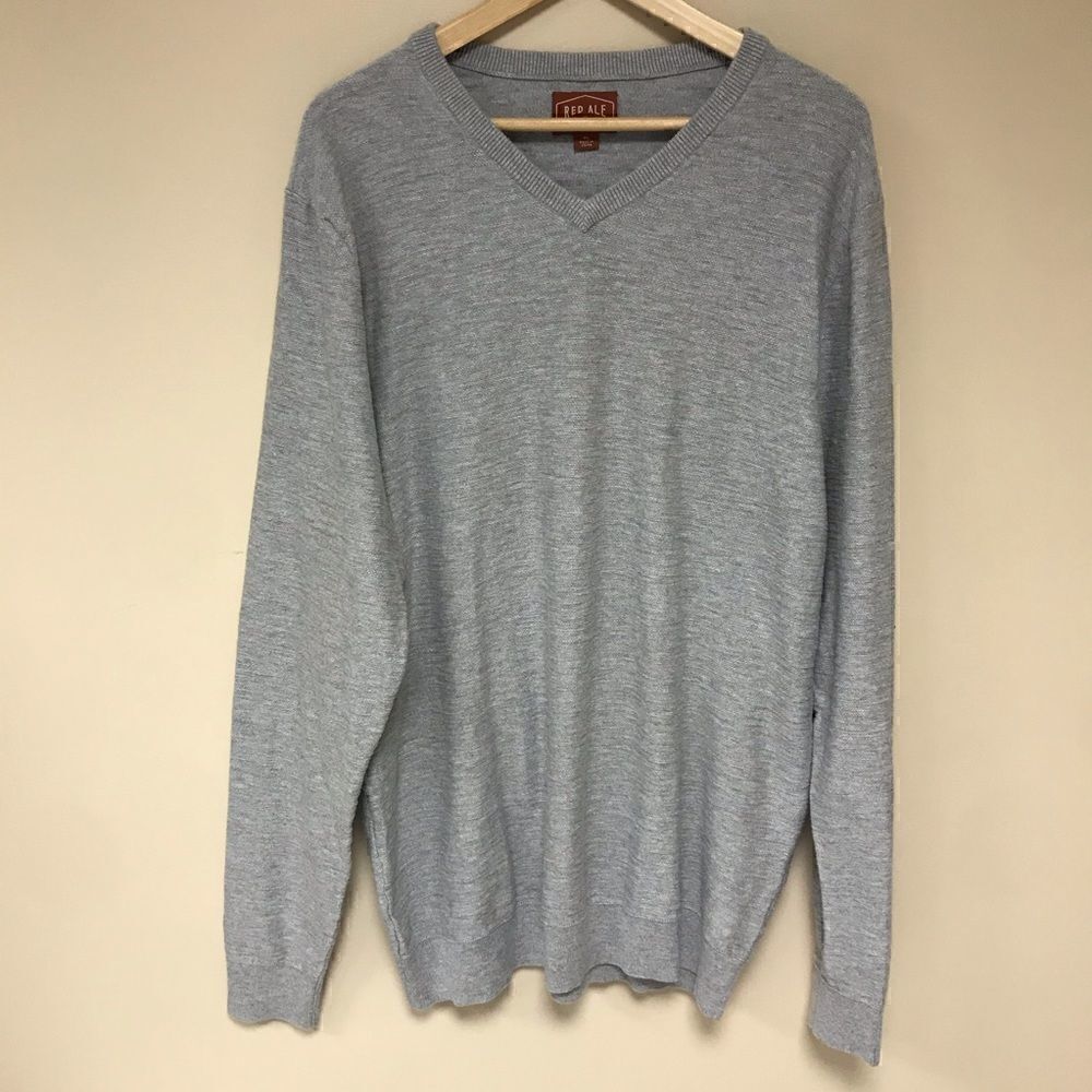 Red Aye Riverside V Neck sweater.  Size XL